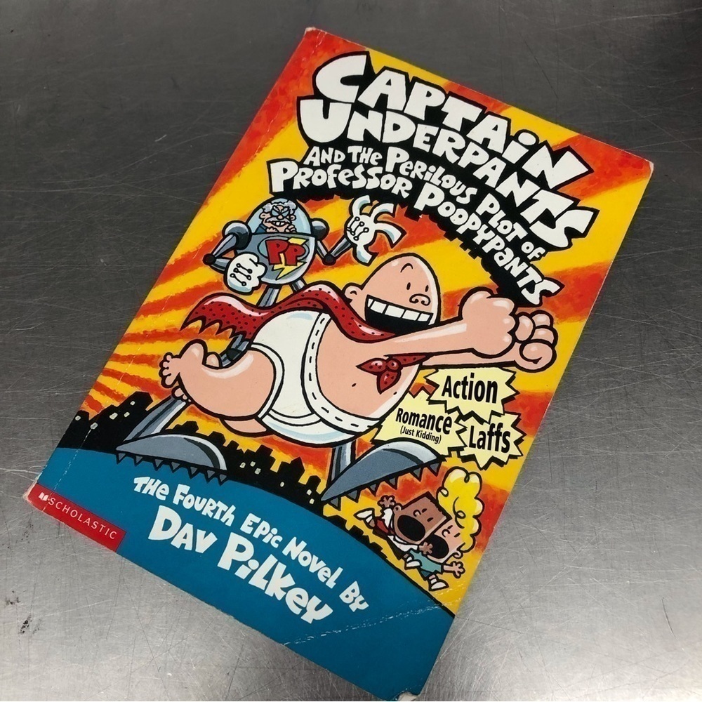 Captain Underpants and the Perilous Plot of Professor Poopypants paperback book